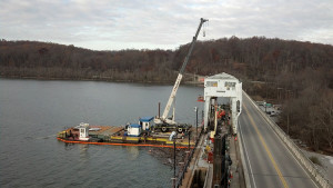 Demolition of Existing 60 Ton Morgan Gantry Cranes from Conowingo Dam Spillway