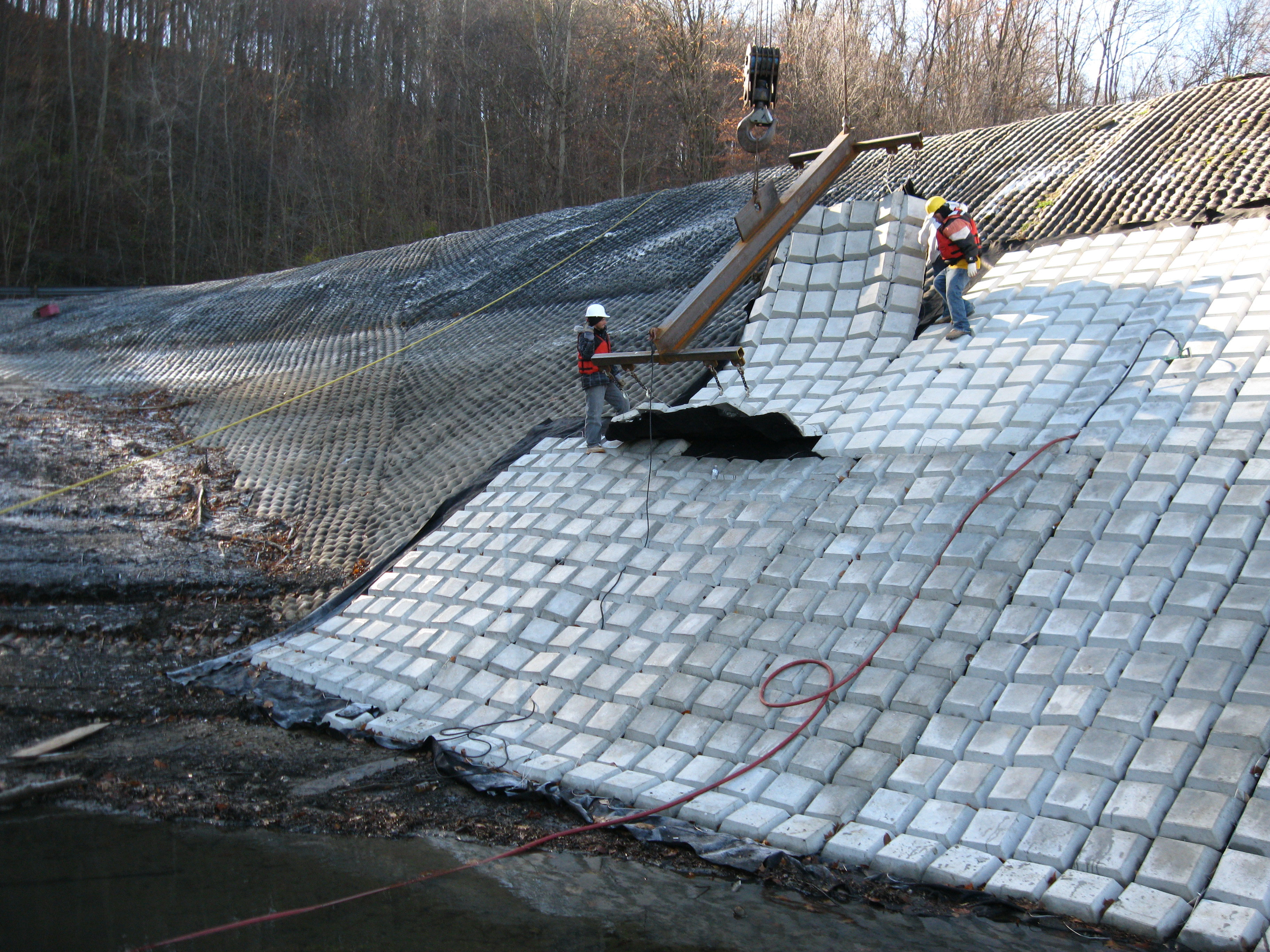 Articulated Concrete Block Mat Revetment - Crofton Industries