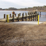 Construction and Installation of boat ramp, pier, and mooring bollards