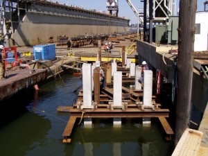 Dry Dock Access Concrete Bridge and Ramp