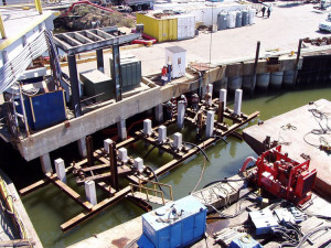 Dry Dock Access Concrete Bridge and Ramp