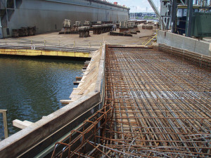 Dry Dock Access Concrete Bridge and Ramp