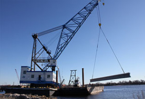Conventional and Barge Mounted Crane Rental, Crofton Crane Rental & Rigging, Portsmouth, VA