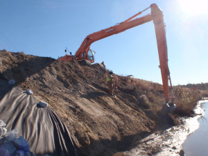 Ash Pond Dyke Repair
