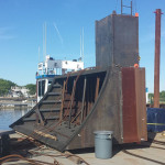 Cofferdam for Hull Plate Removal