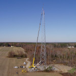 Suffolk Iron tower erection