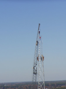 Suffolk Iron tower erection