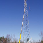 Suffolk Iron tower erection