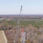 Suffolk Iron tower erection