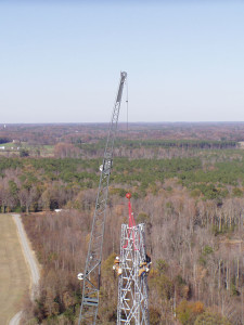 Suffolk Iron tower erection