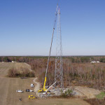 Suffolk Iron tower erection