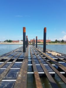 Crofton Construction builds new floating pier in Hampton, VA.